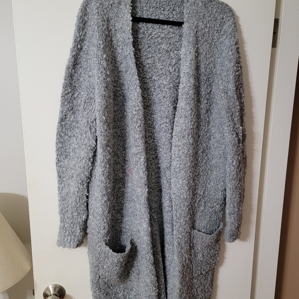 Halogen Knit Cardigan Gray.  One Size